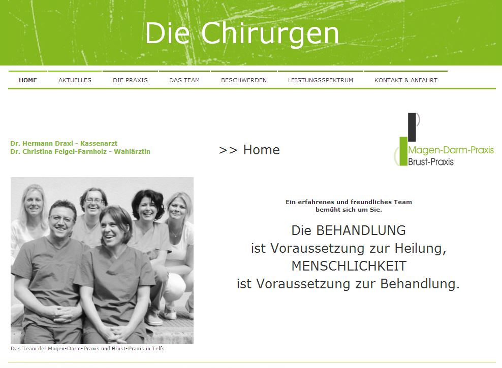 Telefonansagen für „Die Chirurgen“