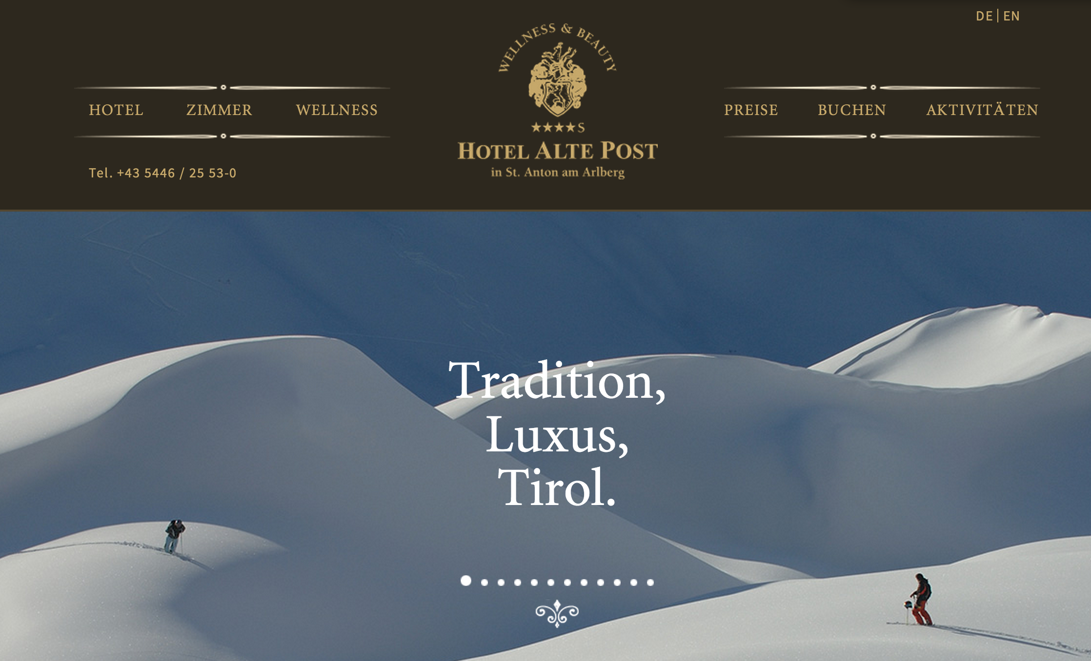 Telefonansagen für Hotel Alte Post in St. Anton am Arlberg