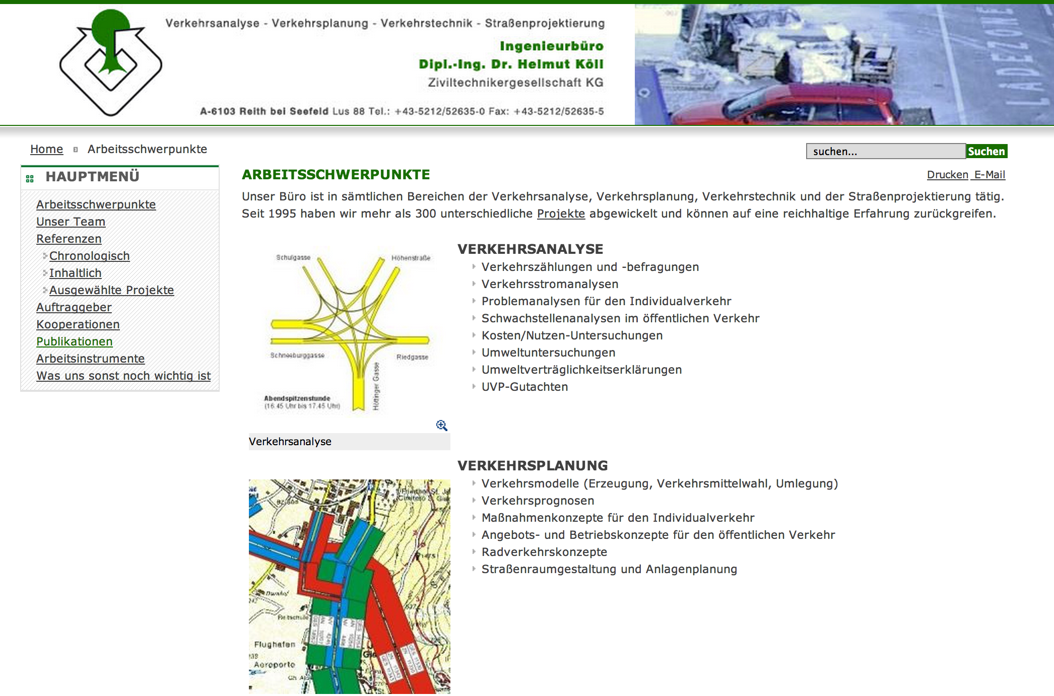 Telefonansagen für das Ingenieur Büro Köll